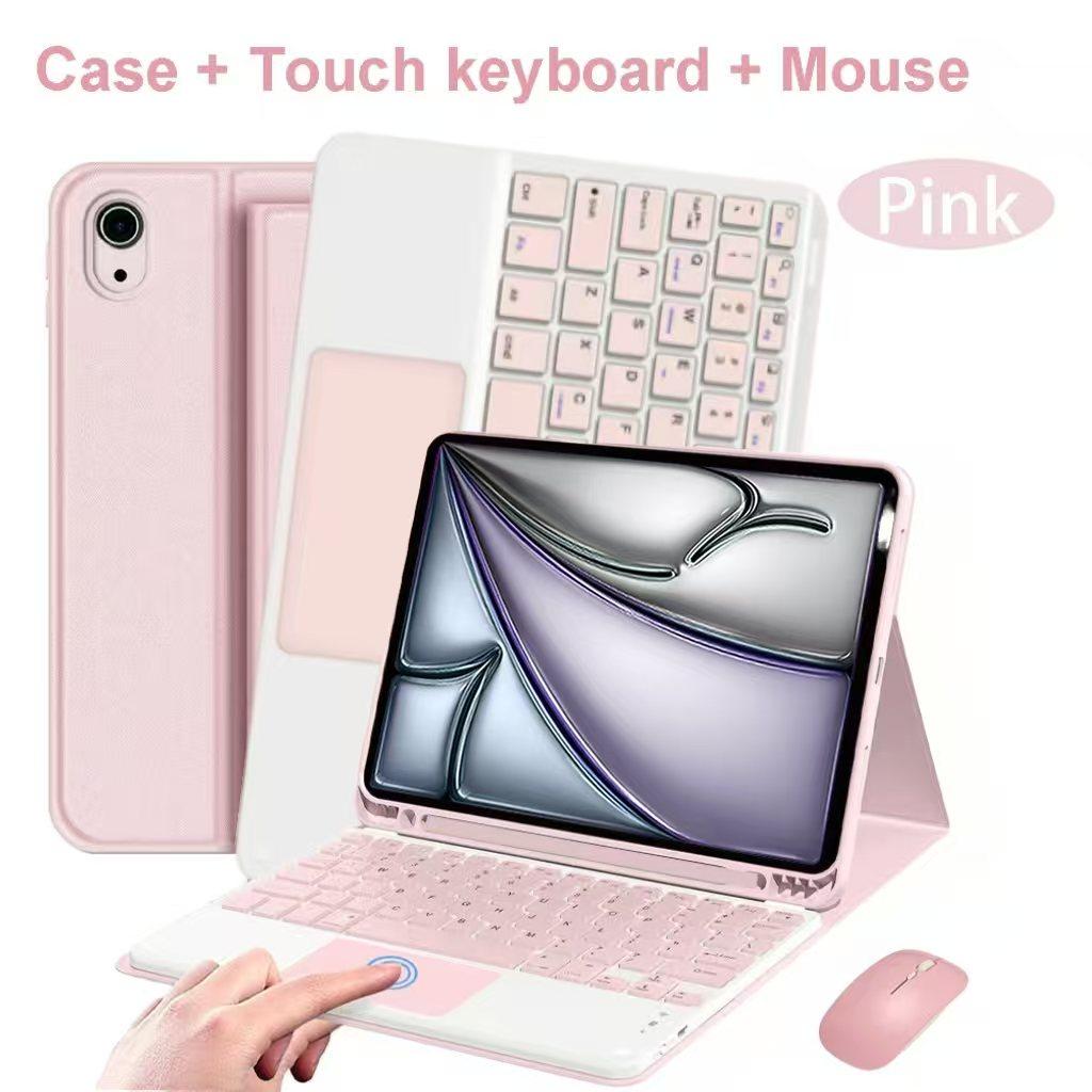 Case For iPad Air 11-inch (M4),For iPad Air 11-inch (A3459 A3460 A3463) Detachable Keyboard Case with Pen Holder