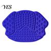 Anti-choke Pet Feeding Mat Slow Food with Strong Suction Cup, Puppy Head Design Grade Silicone Mat, Dog Eating Bowl Accessory for Prevent Choking