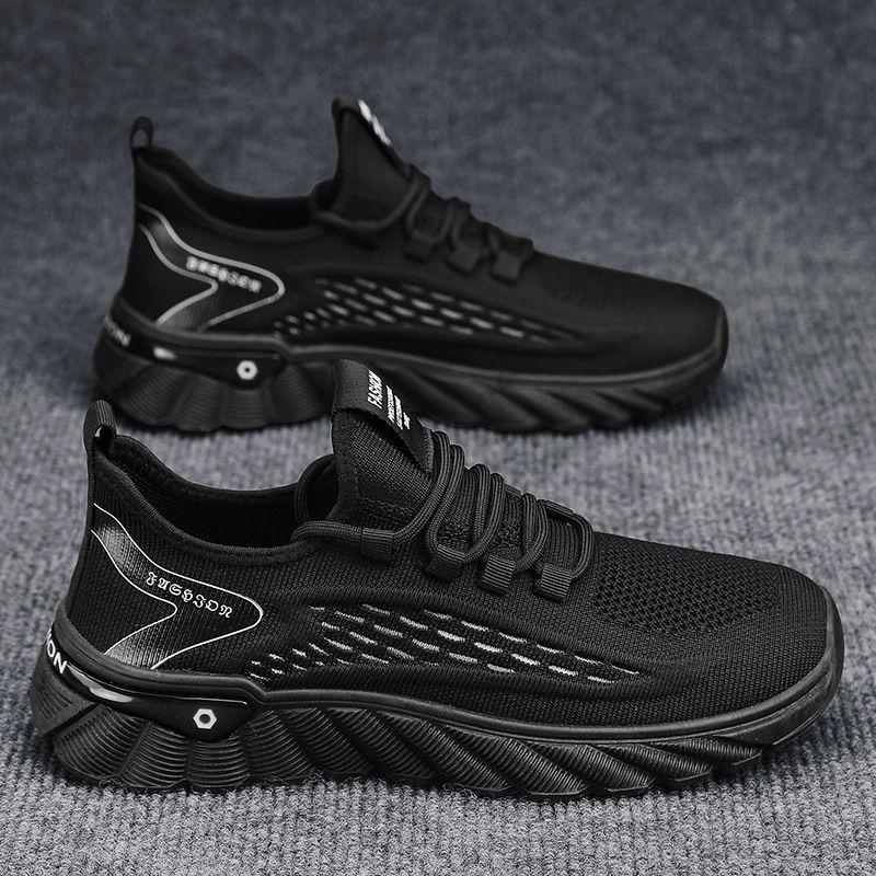 Spring New Golf Shoes Men's Lace Up Comfortable Casual Walking Shoes Outdoor Jogging Shoes