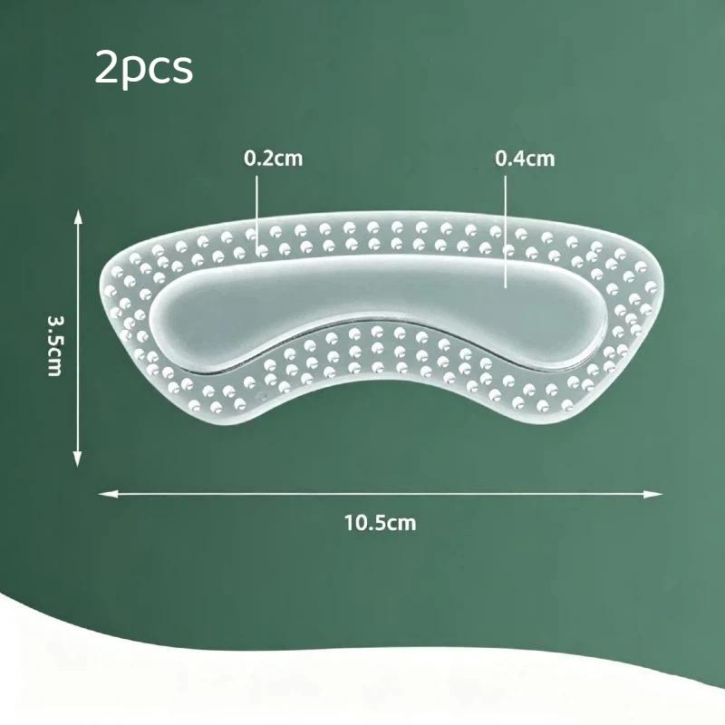 Gel Heel Protectors for Women 1 Pair Non Slip Silicone Foot Cushion Pads Foot Care for High Heels Party Wear
