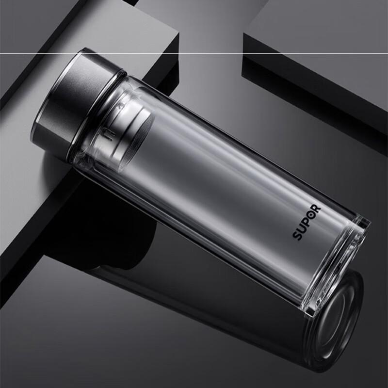 SUPOR Double-Layer Tea Infuser Glass Bottle