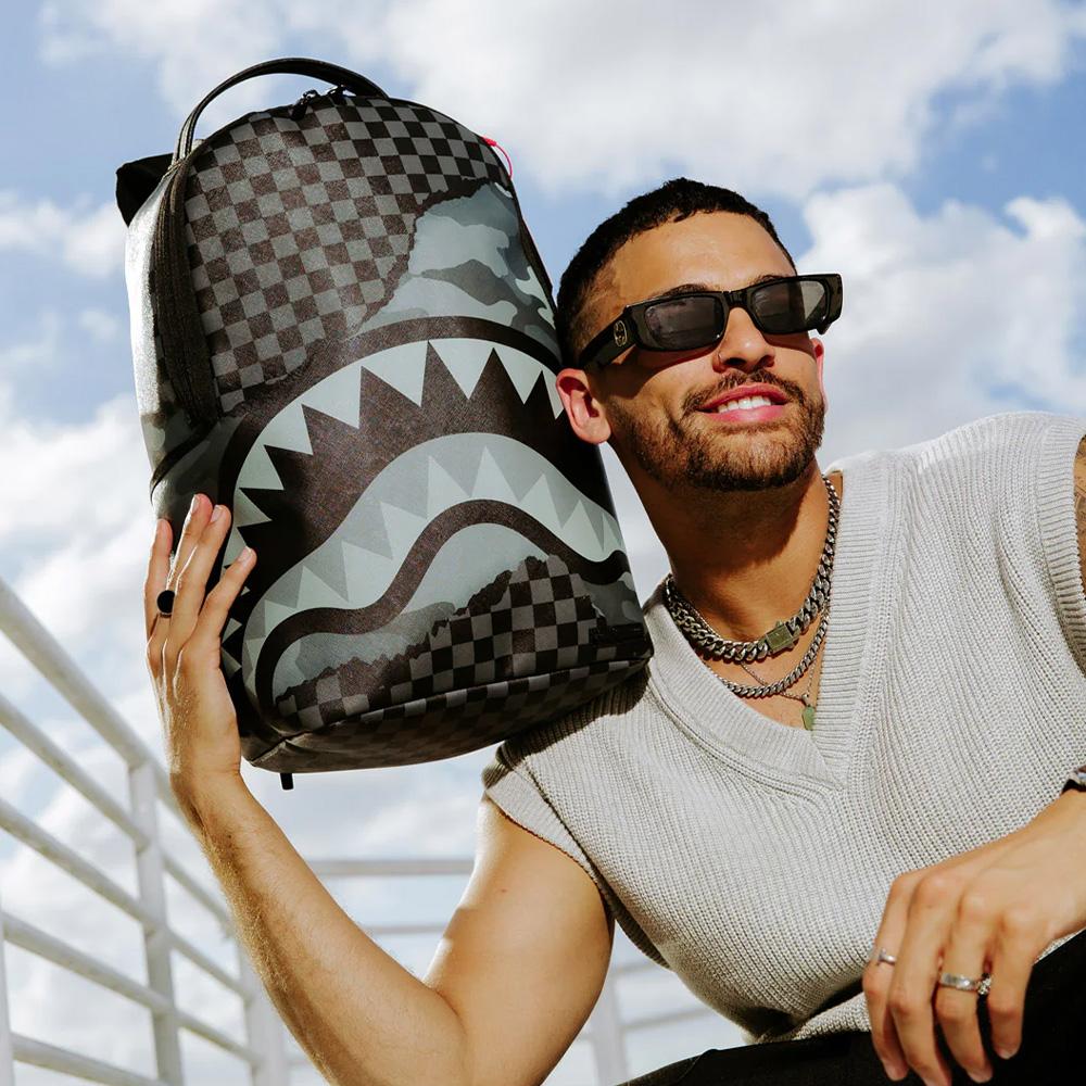 New SPRAYGROUND PVC Backpack Unisex Black W1045704