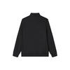FILA Solid Color Stand Collar Zip Jacket Men jackets Black F11M312501F-BK