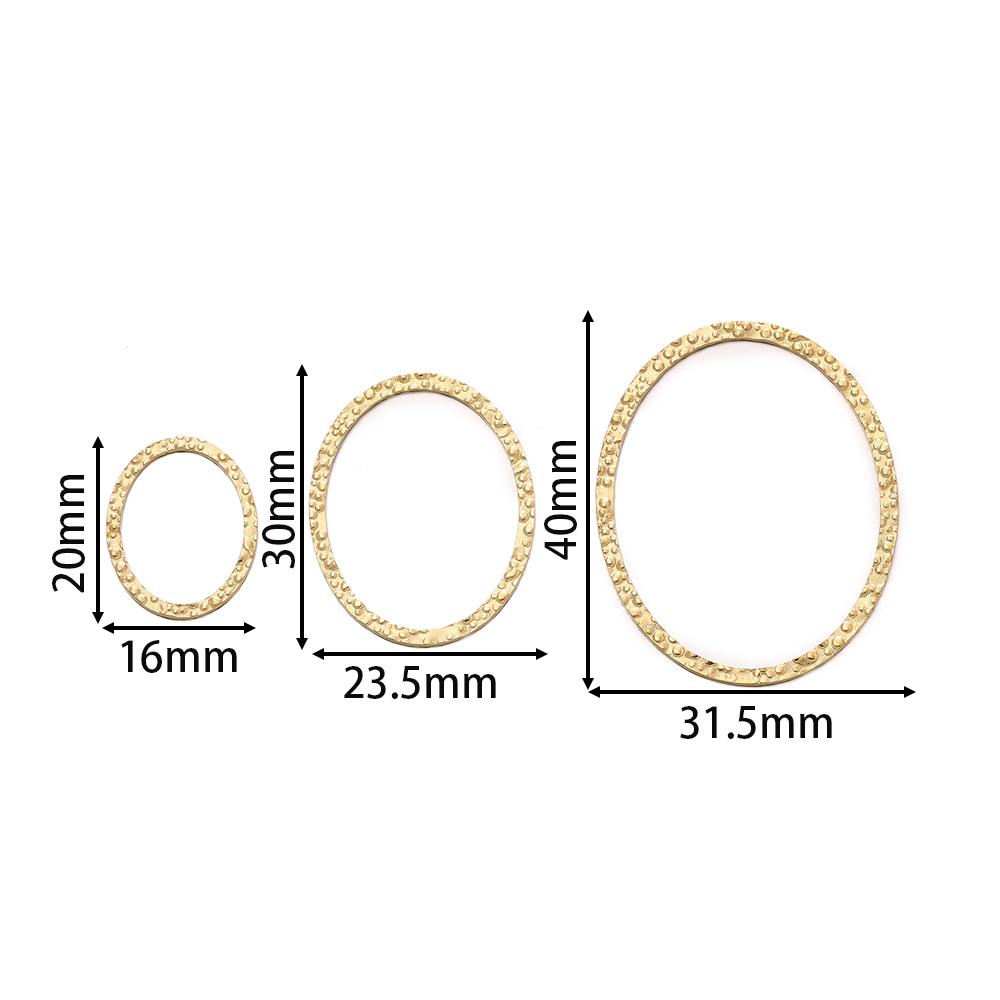 6pcs Gold Color Stainless Steel Geometric Bezel Frame Charms Pendants for DIY Earring Necklace Jewelry Making Findings Supplies