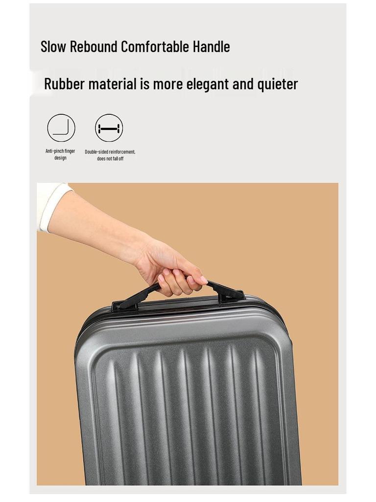 20-Inch Lightweight Travel Suitcase with Combination Lock & Universal Wheels for Adults & Students