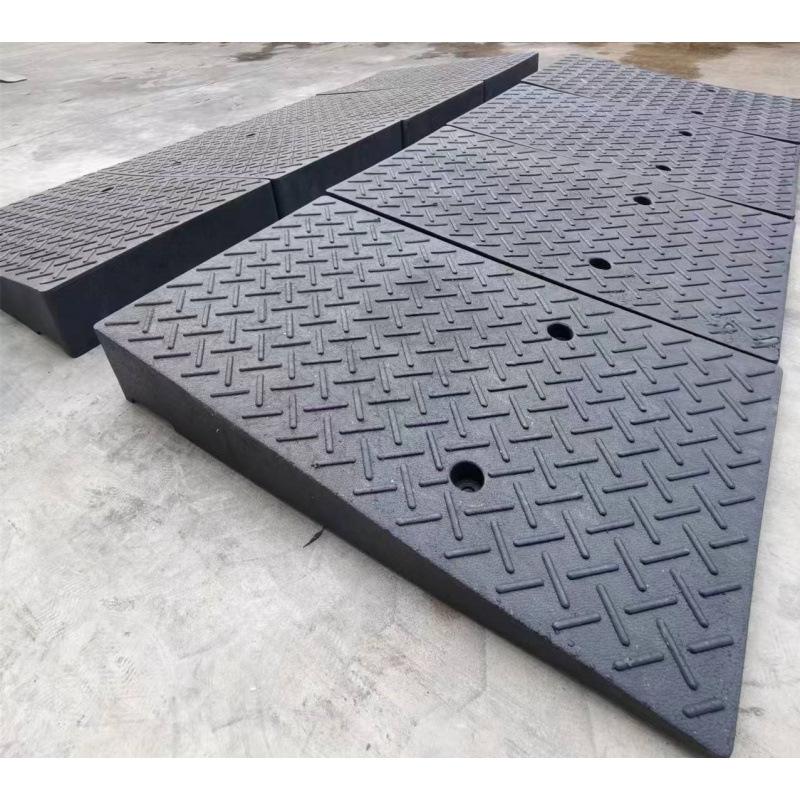 Curb and Threshold Ramp Mat - Rubber Slope for Home or Car Use