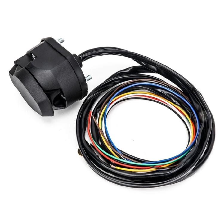 Lightweight 7 Pin Trailer Light Plug Wiring Harness for Convenient Storage & Portability Reliable Electrical Connection