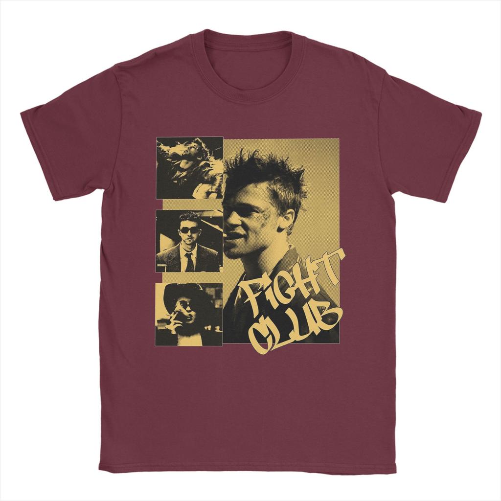 Fight Club Aesthetic Tshirts Unisexs Cotton Tops Funny Oneck Short Sleeve