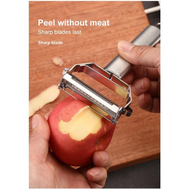 High Quality Stainless Steel Potato Cucumber Carrot Grater Julienne Peeler Vegetables Fruit Peeler Vegetable Slicer,Cooking Tools,for The Kitchen