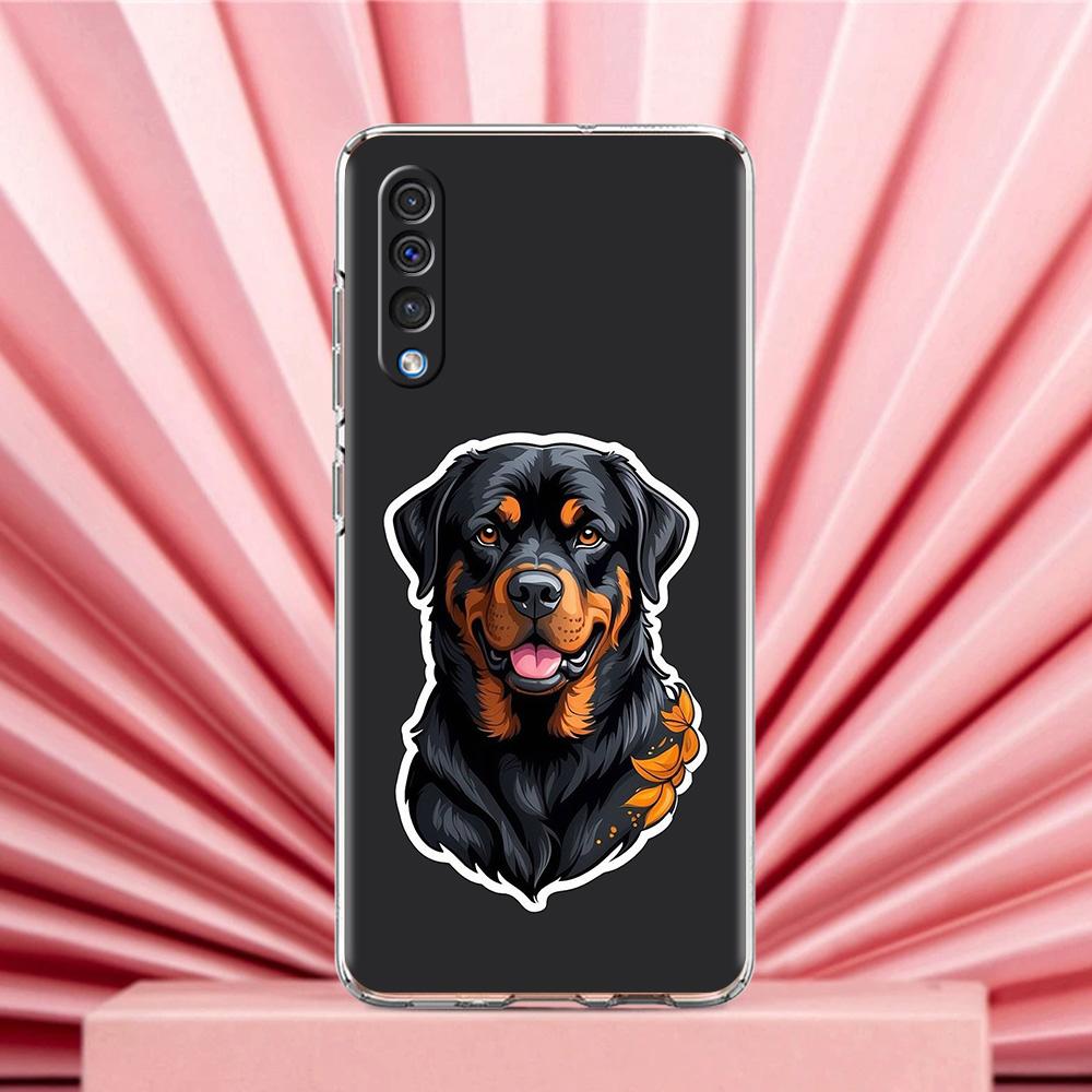 Phone Case For Samsung A56 A36 A26 A24 A16 A14 A12 A32 A50 A70 A20E A22 A40 A34 A54 A42 A52 5G A04s A06 Cover Rottweiler Dog