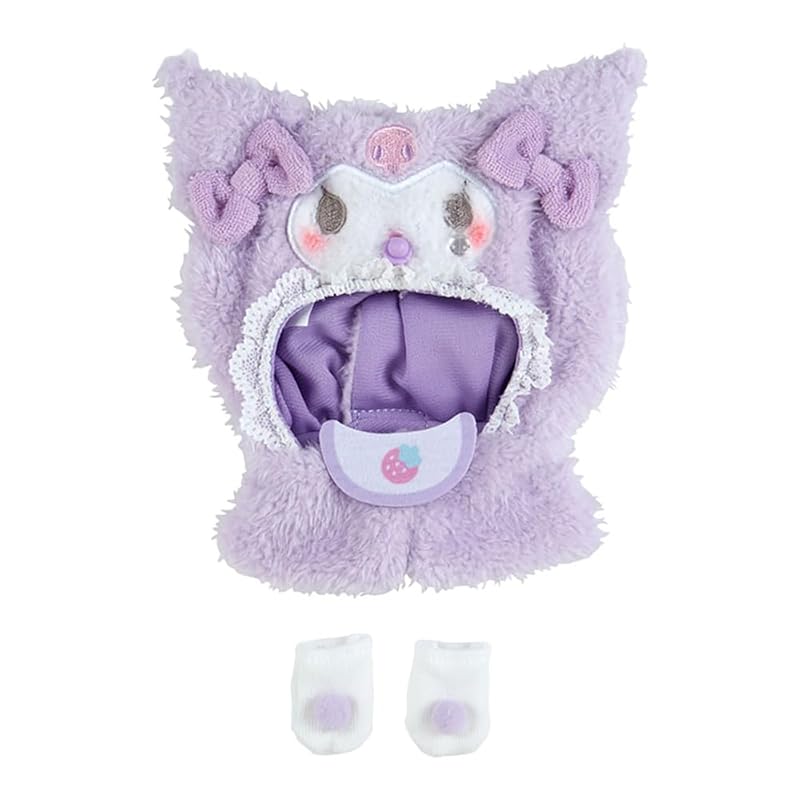 

SANRIO Kuromi Plush Toy Costume - Enjoy Idol Baby Dress-Up Accessories - Kuromi (15.3 x 14.5 x 3 cm) - Character - SANRIO 184365