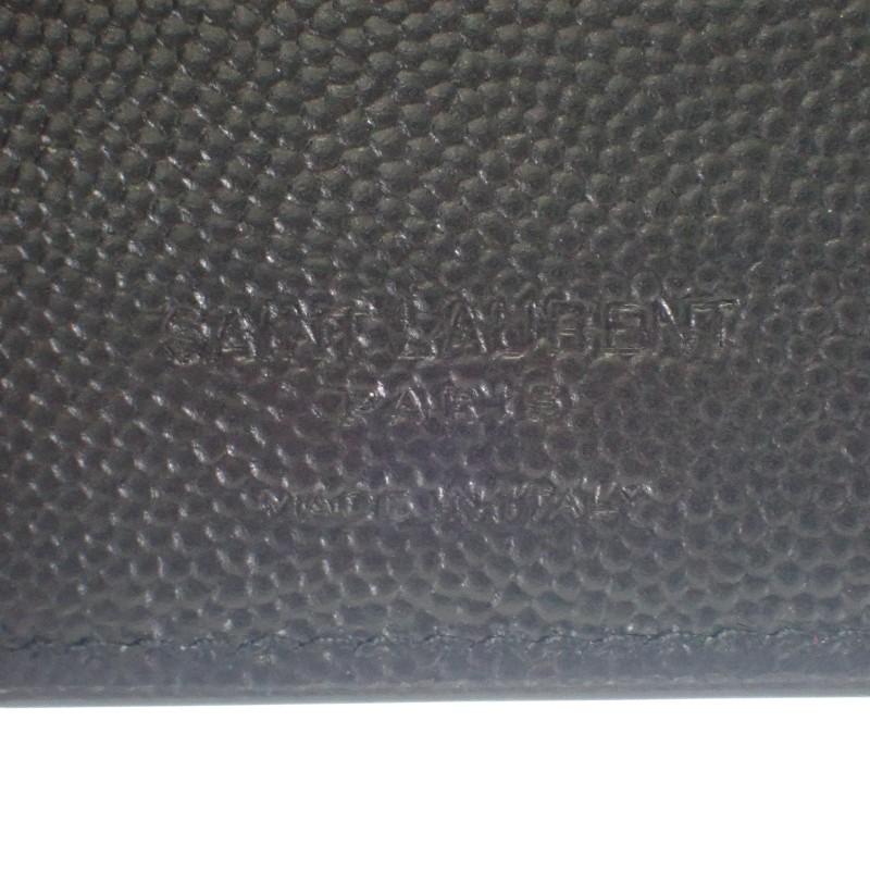 SAINT LAURENT  378005BTY0N1000 Bifold Wallet black leather mens