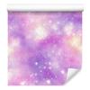 Watercolor Galaxy Wallpaper Lavender and Powder Pink 50x1000