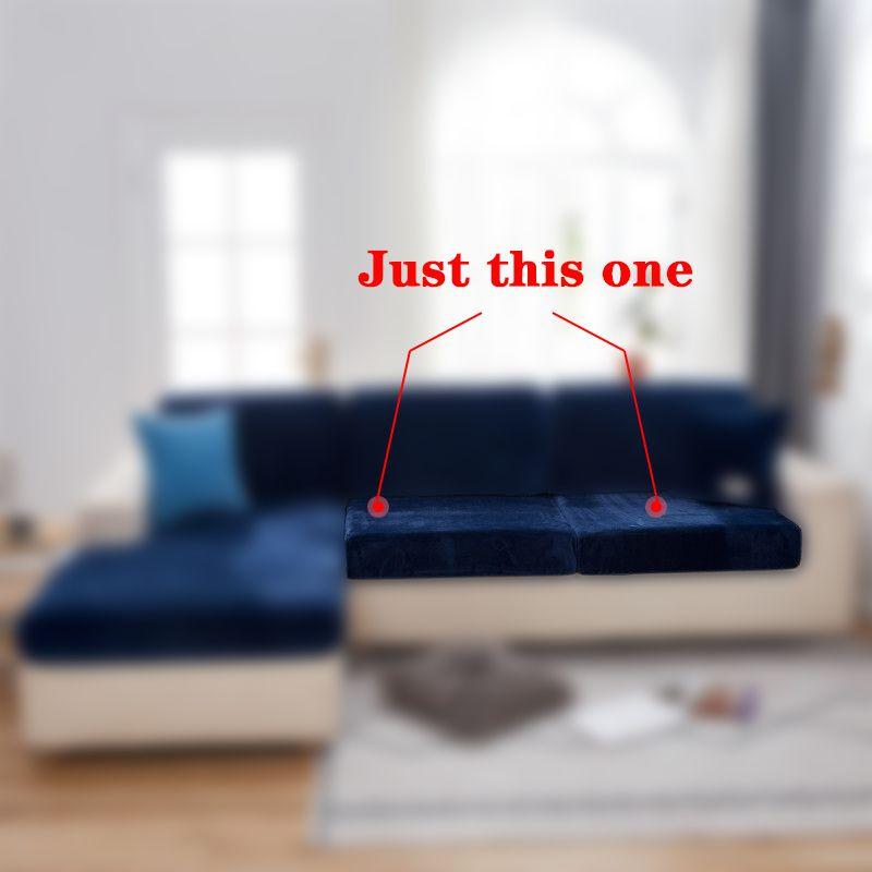 Stretch Velvet Sofa Cushion Cover Elegant Home Decor Velvet Seat Slipcover