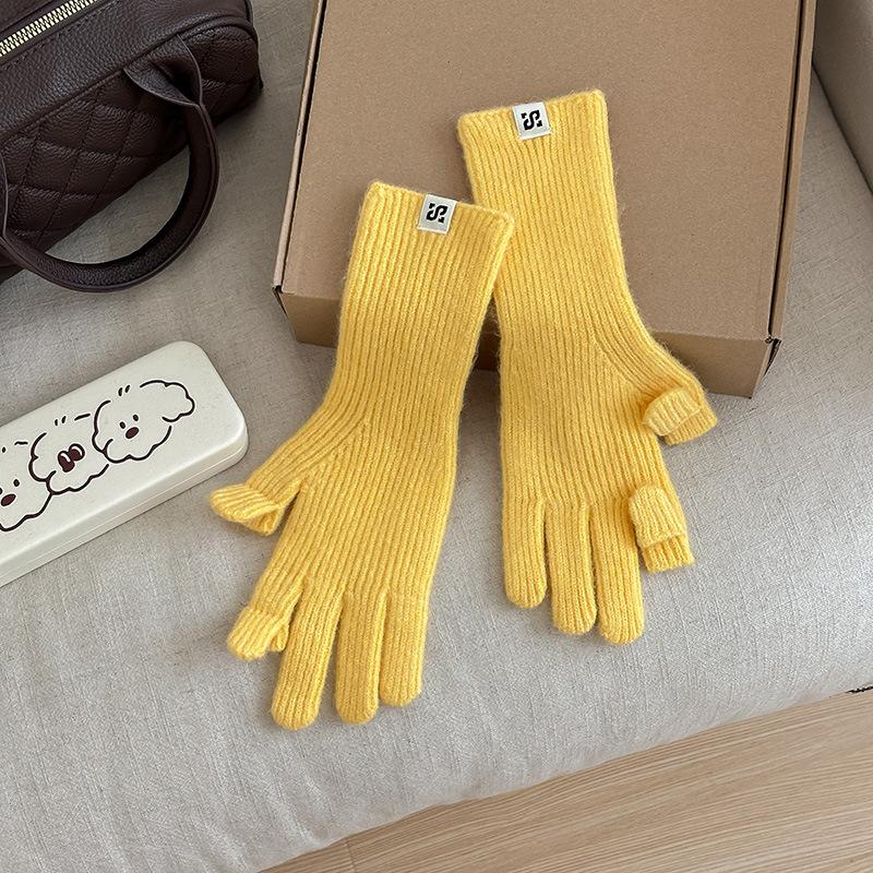 Sada 3 kusů Zimní čepice Šála Dotykové rukavice Unisex Pletená Teplá čepice Nákrčník Sada rukavic Pro podzimní zimu Venkovní Denní nošení