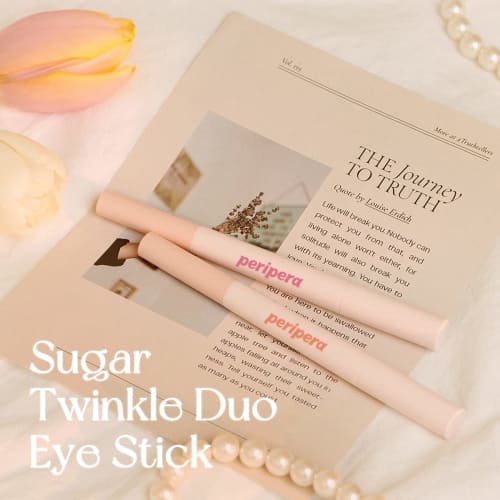 Peripera Sugar Twinkle Duo Eye Stick (#005 FROZEN PINK)