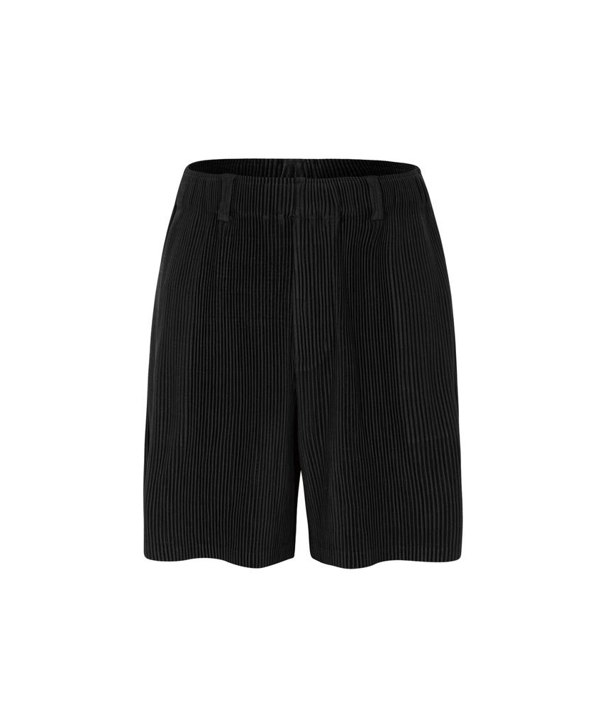 LEVELD Pleated Line Half Pintuck Pants