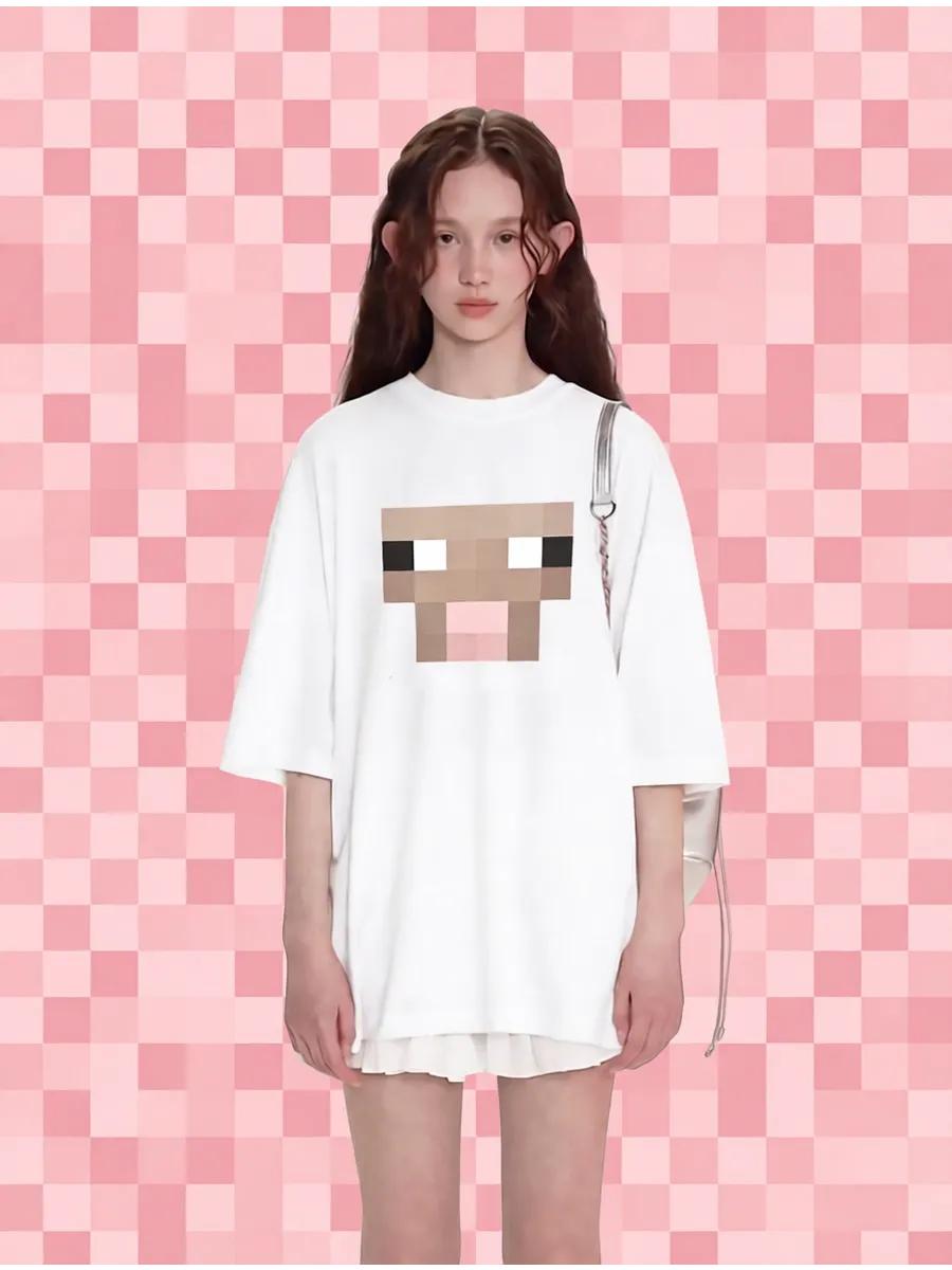 T-shirt Minecraft Sheep L