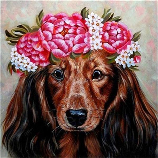 5d Diamond Painting Cat DIY Mosaic Flower Full Round/Square Diamond Embroidery Animal Handicraft Decor For Home