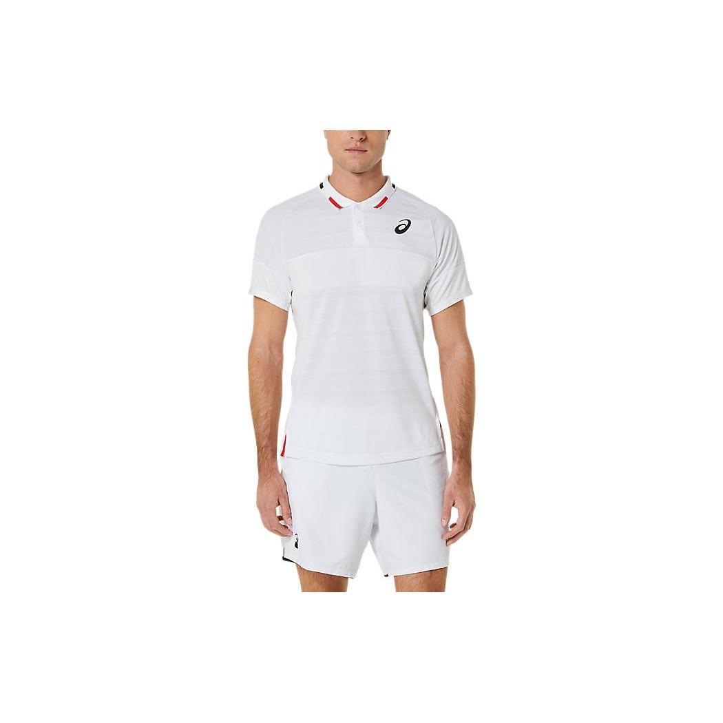 ASICS Match Polo Shirt Brilliant White Men s 2041A246-100 S