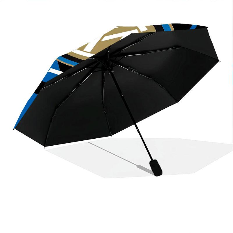 Inter Milan, automatic folding umbrella, portable and foldable design, 8 ribs, a Christmas or birthday gift.