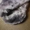 Real Fur Muffler Gray Coming of Age Ceremony Vintage Fur Stole Made in Japan Japanese Style