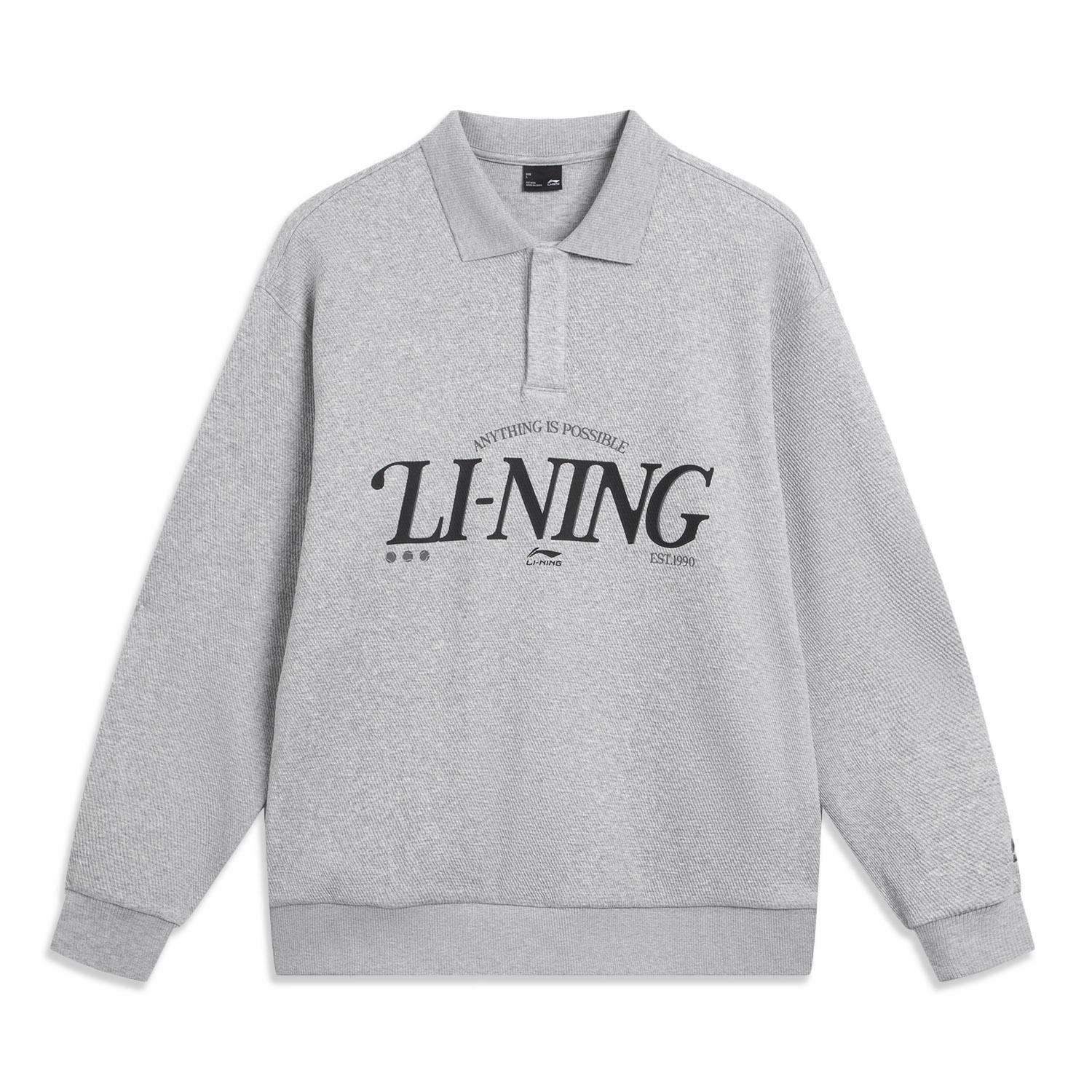 Li Ning Sports Trendy Collection Sweatshirt Unisex AWDVD79-4 XL