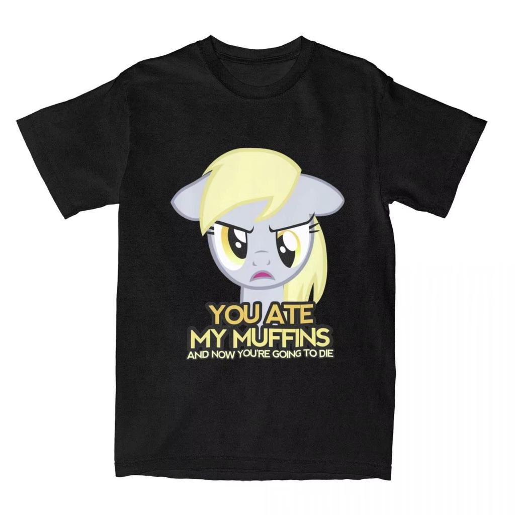 Derpy Hooves Stud Muffin Children's T-shirt 100% Cotton Hip Hop Short Sleeve Round Neck Parent Child T-shirt