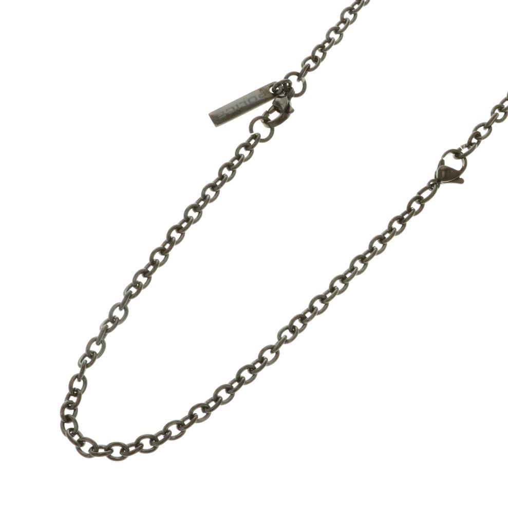 Police ONSET Stainless Steel Necklace 26400PSU04 with Exclusive Box and Paper Bag