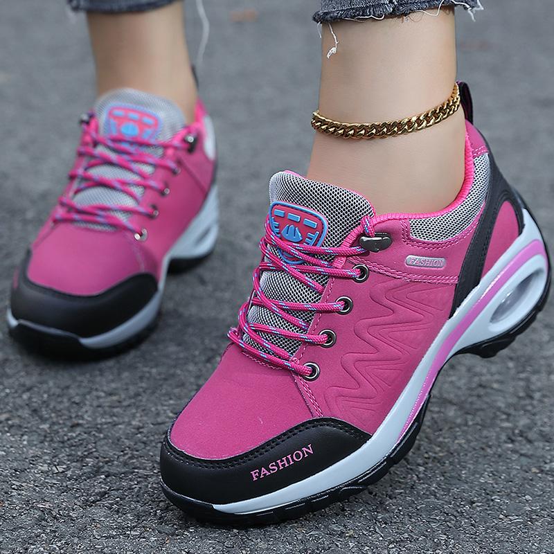 Fashion Women's sports shoes 2025 casual vulcanized shoes autumn height increase outdoor climbing soft sole
