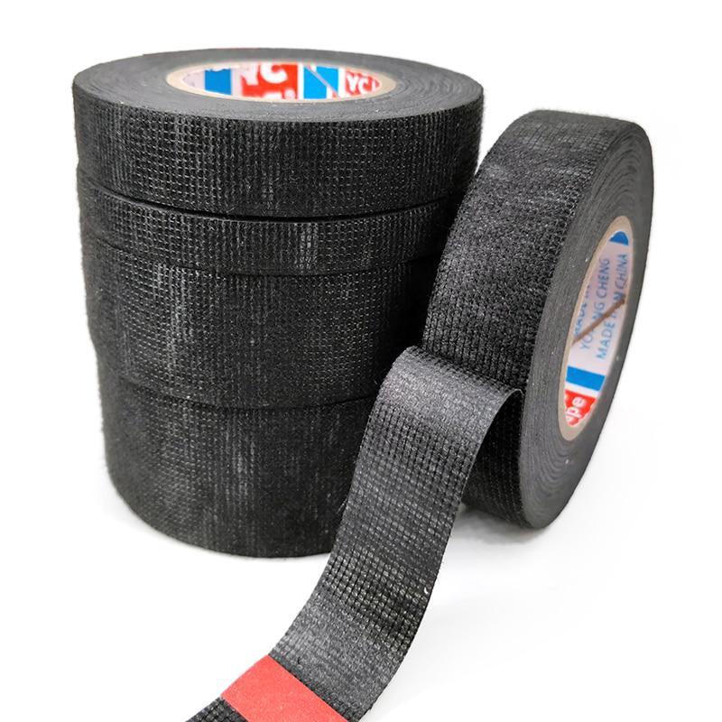 15meters Adhesive Cloth Tape for Cable Harness Wiring Loom Width 9/15/19/25/32MM Length15M
