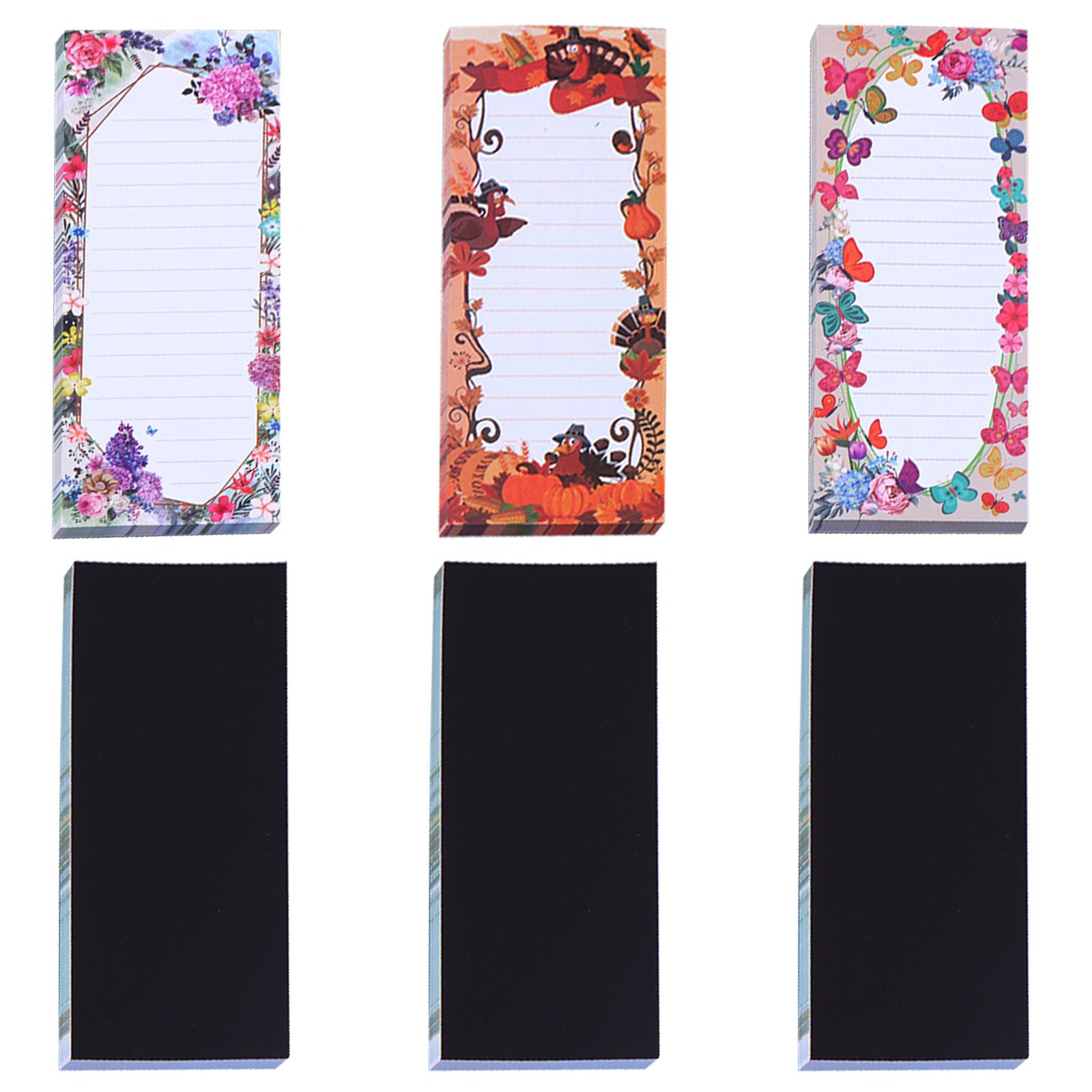 

Tuhanying-Us 1Set Магнитные блокноты Списки, 60 листов в каждом блокноте Магнитный холодильник Нет 17*3*2cm