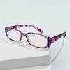 Fashion Retro Strip Print Reading Glasses Women Men Presbyopic Lens Glasses Vision Care Eyewear Diopter Eyeglasses +1.00~+4.00