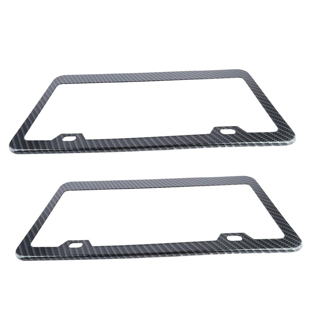 2 ks Rámečky na SPZ z uhlíkových vláken Rámeček na SPZ Nerezový Univerzální pro automobily