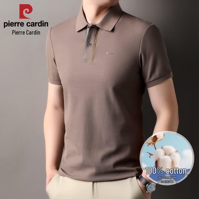Pierre Cardin Men's Pure Cotton Business Casual Polo Shirt