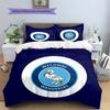 Wycombe Wanderers  Pattern Bedding Quilt Set  Home Decoration  Gift (1 * Duvet Cover + 2 * Pillowcase  Without Core)