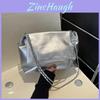 Stylish Large Capacity Chain Shoulder Bag For Women In Black Silver And Cream Ideal For Daily Use