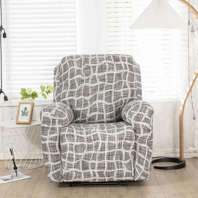 Spandex Recliner Sofa Cover for Living Room Modern Sloping Massage Chair Covers Lazy Boy Relax Armchair Cover