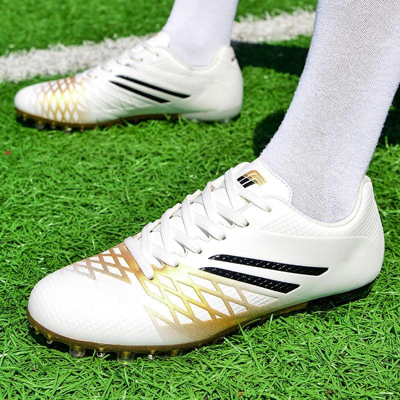 Men's Large-scale Football Shoes Long Nail Anti-slip and Wear-resistant TPR Artificial Corthop Outdoor Children's Football Shoes