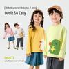 Dudu Family 100% Cotton Long Sleeve Children's T-shirt for Boys and Girls - Spring Top