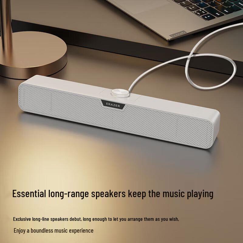 Lenovo SAW1 Wired Desktop Soundbar Speaker