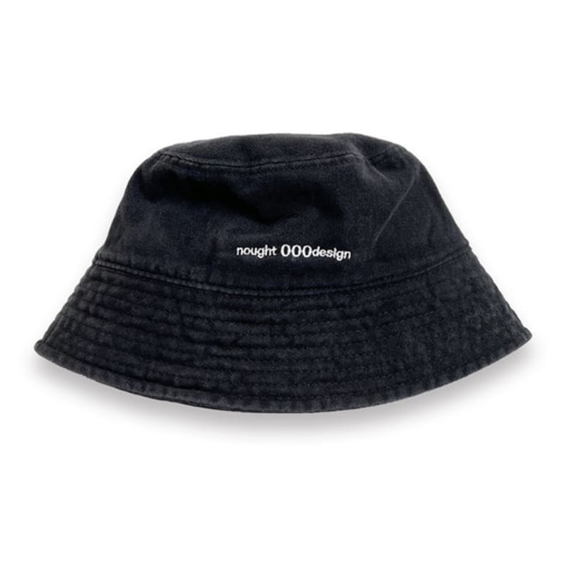

NOUGHT 000design Logo Bucket Hat / Black free