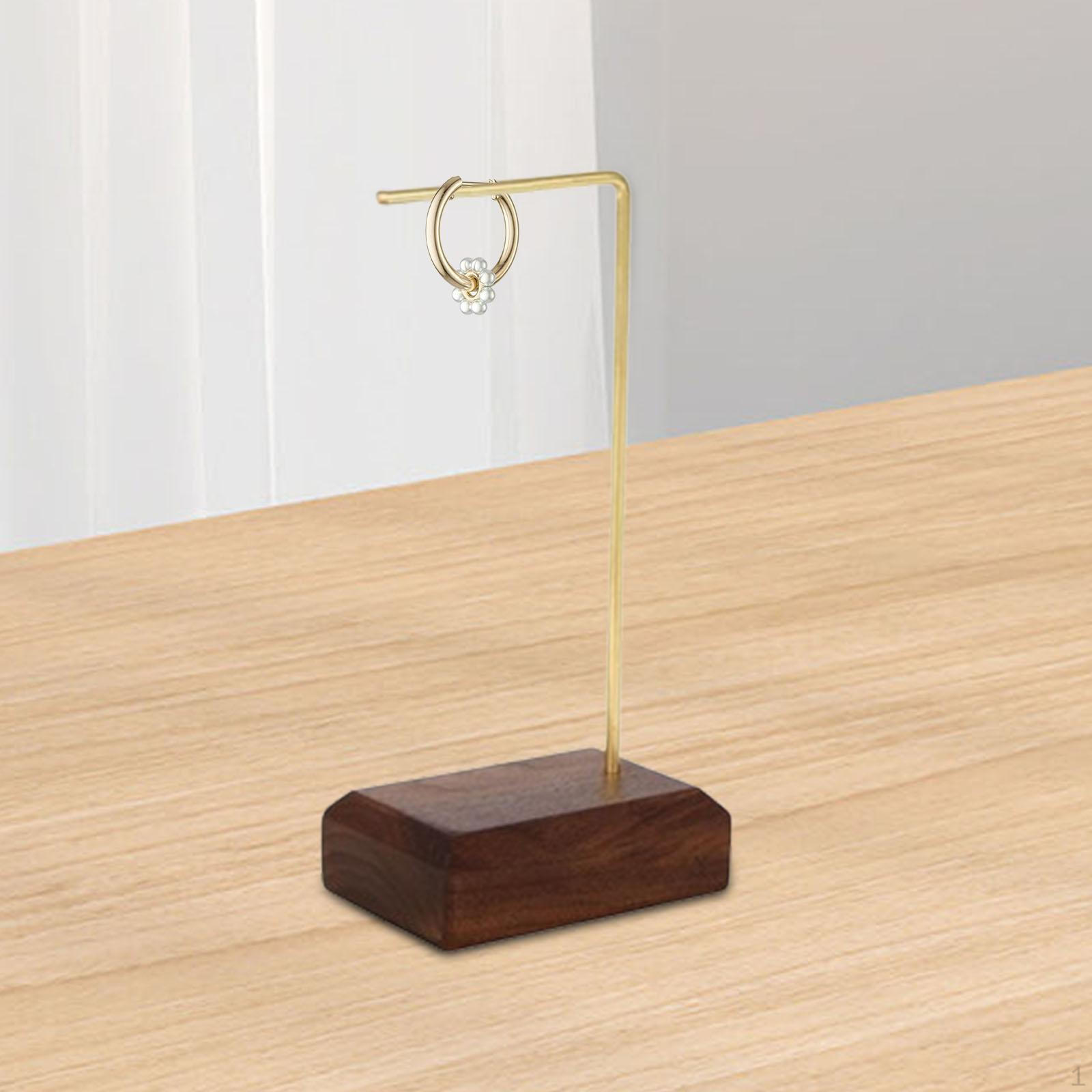 

Элегантная подставка для сережек, деревянная подставка для женщин 7cmx5cmx15cm