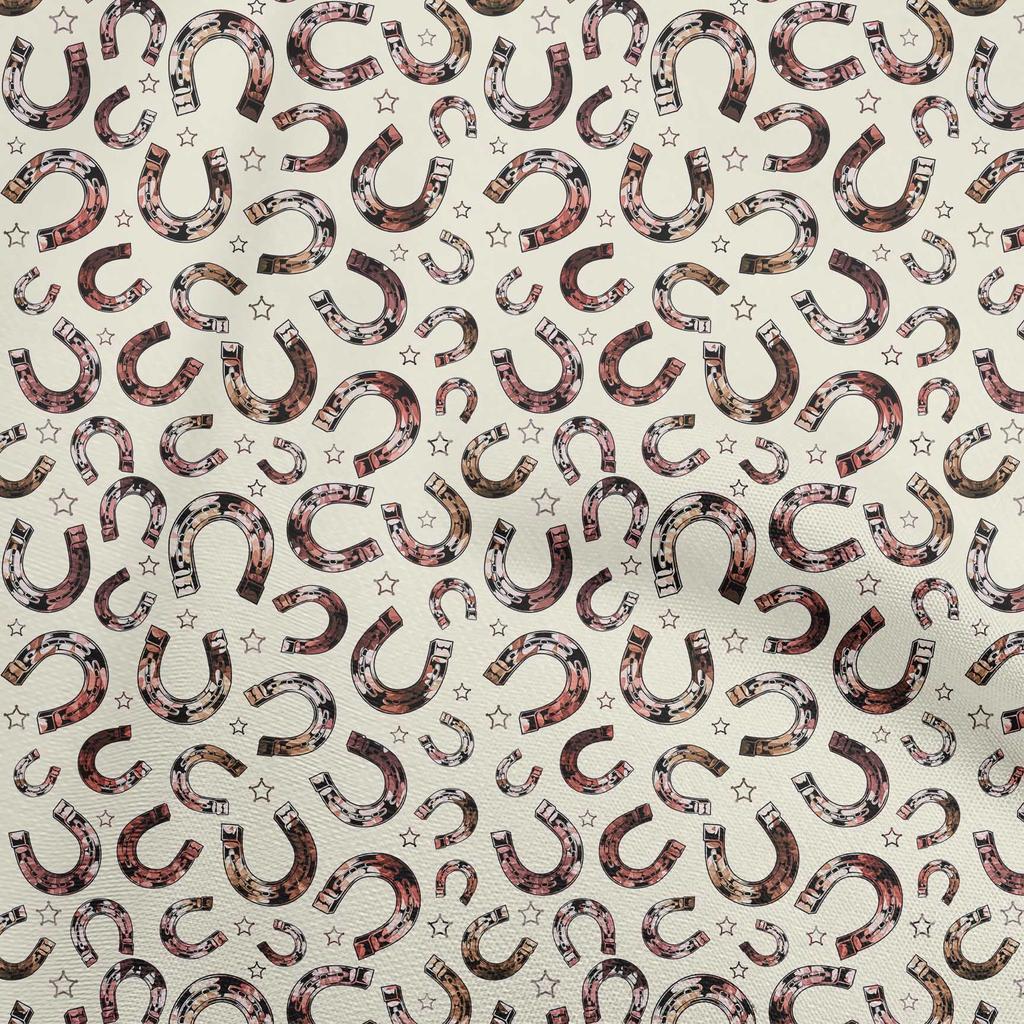 oneOone Cotton Poplin Blue Fabric Cowboy Fabric For Sewing Printed Craft Fabric By The Yard 42 Inch