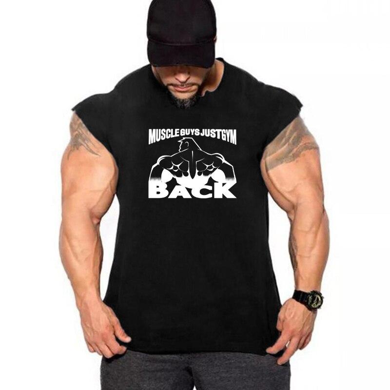 

Летняя дышащая рубашка без рукавов с принтом Do The Work для бодибилдинга и фитнеса, облегающая мода с принтом XXL чёрный