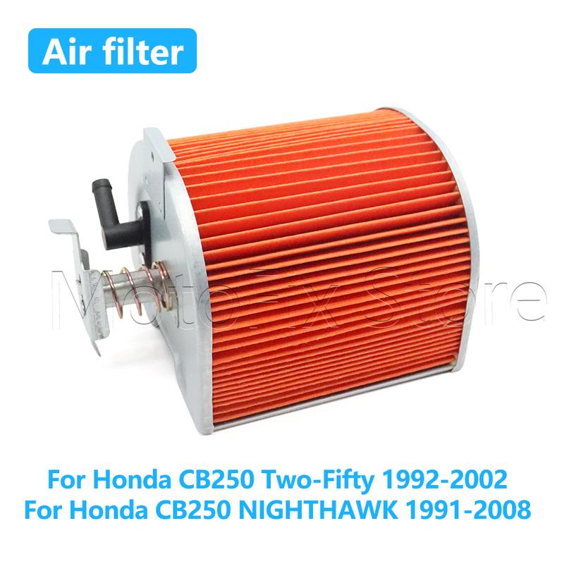 Für Honda CM 125 150 CB250 Two-Fifty 1992-2002 CB250 NIGHTHAWK 1991-2008 Motorrad Luftfilter Reiniger Lufteinlass Filterelement