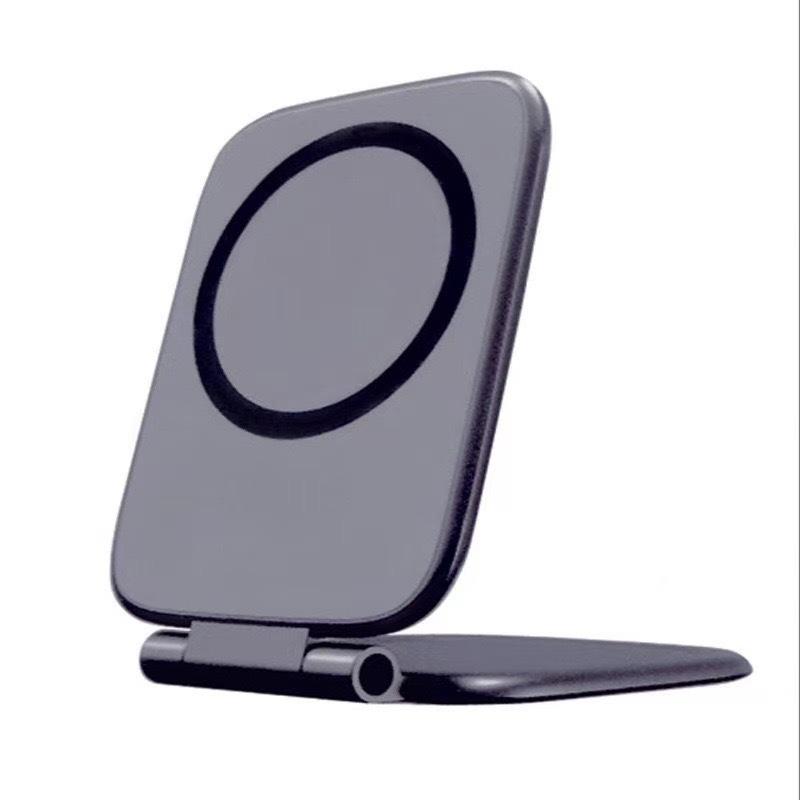 Ultra-Thin Magnetic Folding Car Phone Holder, Strong Magnetic Suction Bracket, Desktop Support Stand for Vehicle Mobile