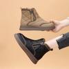 Autumn and winter new warm snow boots women's new four-season velvet four-season short boots non-slip high-top cotton shoes