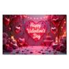 Balloon Valentine's Day Photography Backdrop Gift Happy Valentine's Day Banner  Photo Booth