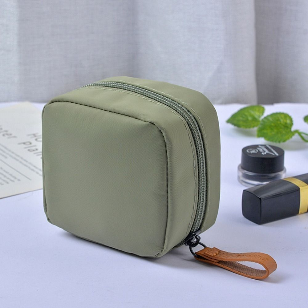 Fashion Multi-Purpose Cosmetic Bag Home Storage Small Sanitary Cotton Bag Portable Change Purse Outgoing